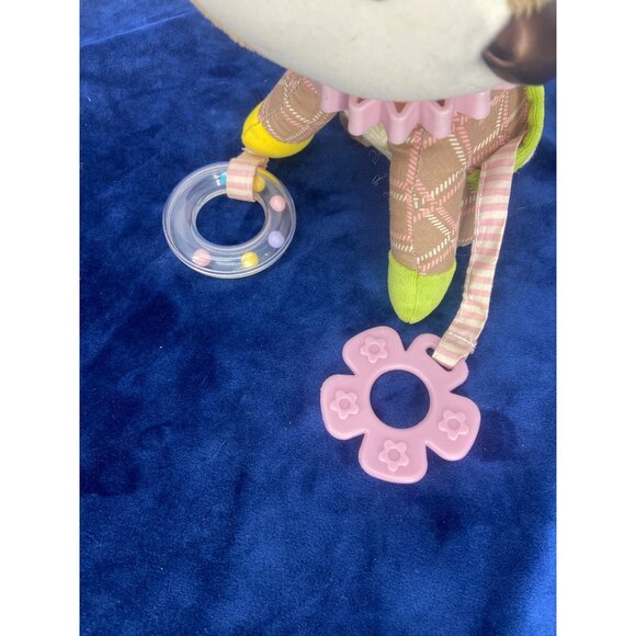 Skip Hop Reindeer Deer Activity Plush Rattle Teether 10" Stuffed Animal Toy - Picture 6 of 8